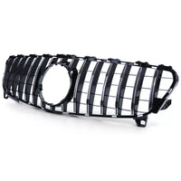 Griglia Sport nera lucida cromata adatta, per Mercedes W176 Facelift 15-18