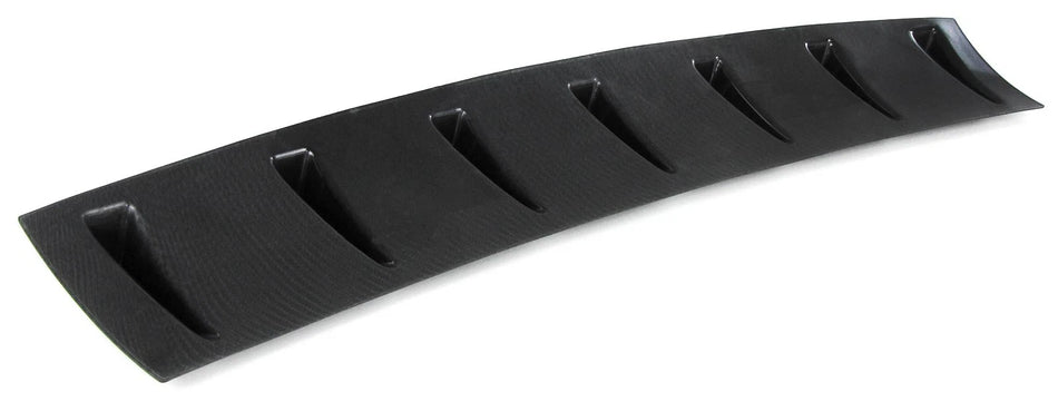 Diffusore posteriore universale per paraurti + 7 alette effetto carbonio