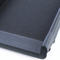 Rampa cani auto ausilio ingresso antiscivolo pieghevole nera 155x40 cm fino 90kg