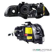 Angel Eyes Faro allo xeno RE + LI per E39 D2S H7 + bruciatore frecce bianco