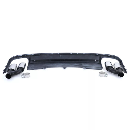 Diffusore posteriore inserto + terminali per Audi A4 B8 berlina Avant 07-11