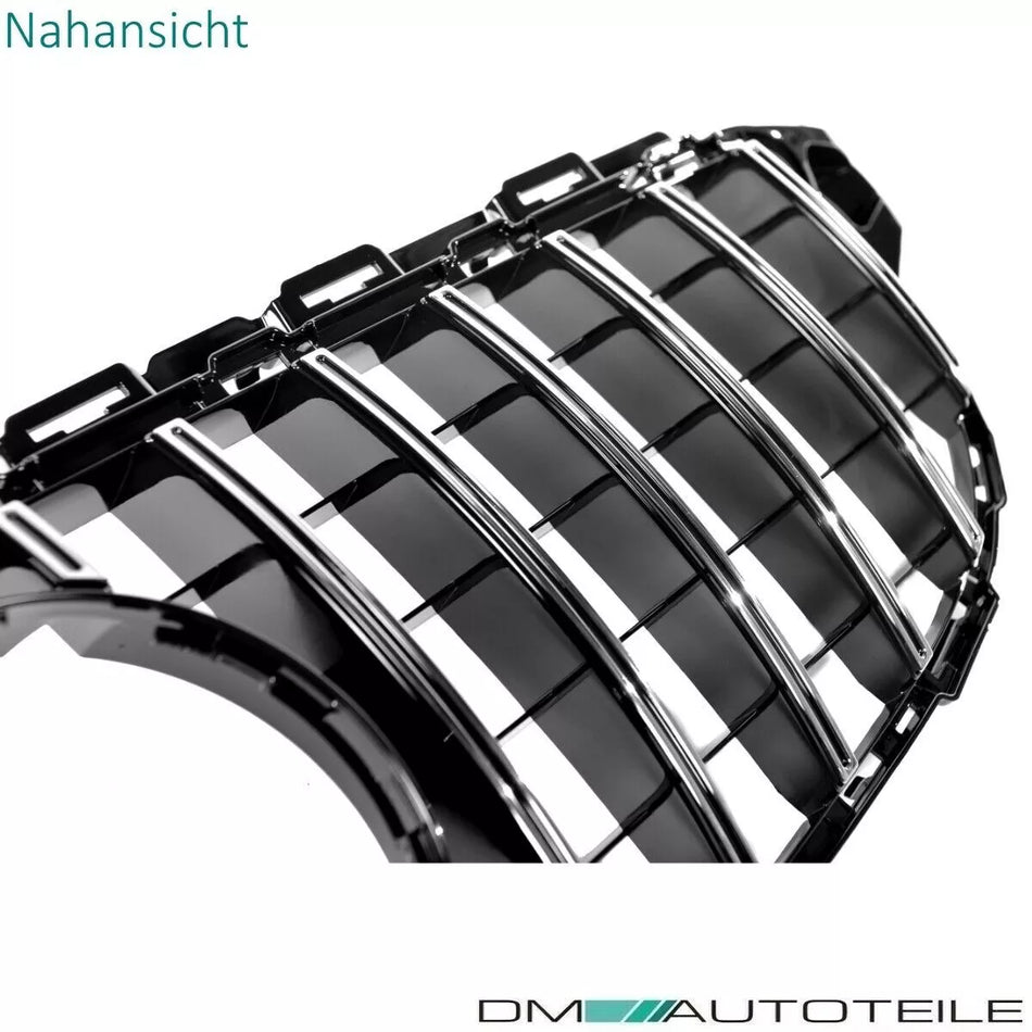 Griglia cromata per Mercedes W205 S205 Classe C 14-18 + Panamericana GT