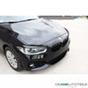 SET Griglia DOPPIA BARRA Nero Lucido per BMW Serie 1 F20 F20 LCI FACELIFT 15>