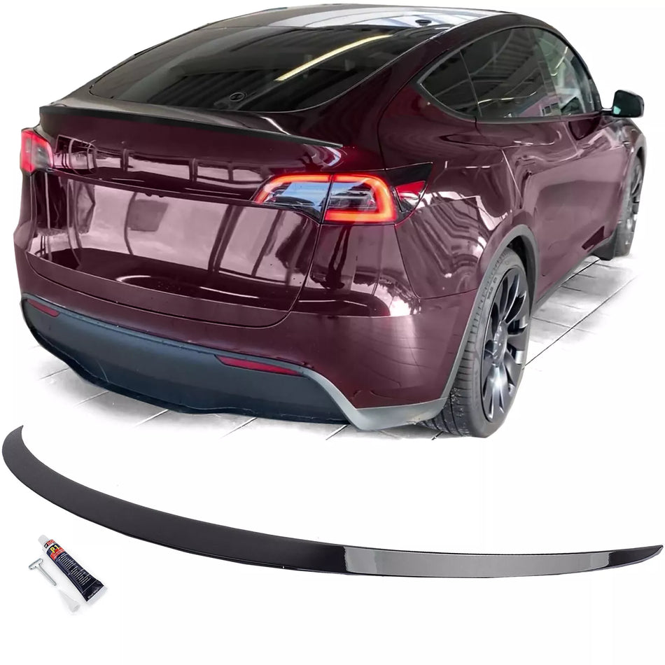 Spoiler posteriore, performance labbro nero lucido, per Tesla Model Y dal 2019