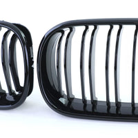 Griglia Sport doppia barra prestazioni lucida adatta, per BMW Serie 3 E46 01-05