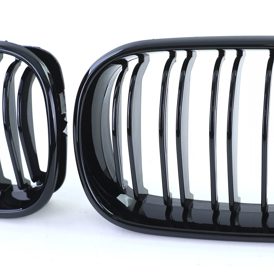Griglia Sport doppia barra prestazioni lucida adatta, per BMW Serie 3 E46 01-05