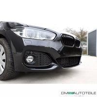 SET Griglia DOPPIA BARRA Nero Lucido per BMW Serie 1 F20 F20 LCI FACELIFT 15>
