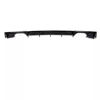Diffusore posteriore Nero Lucido 4 tubi per BMW F30 F31 M Sport