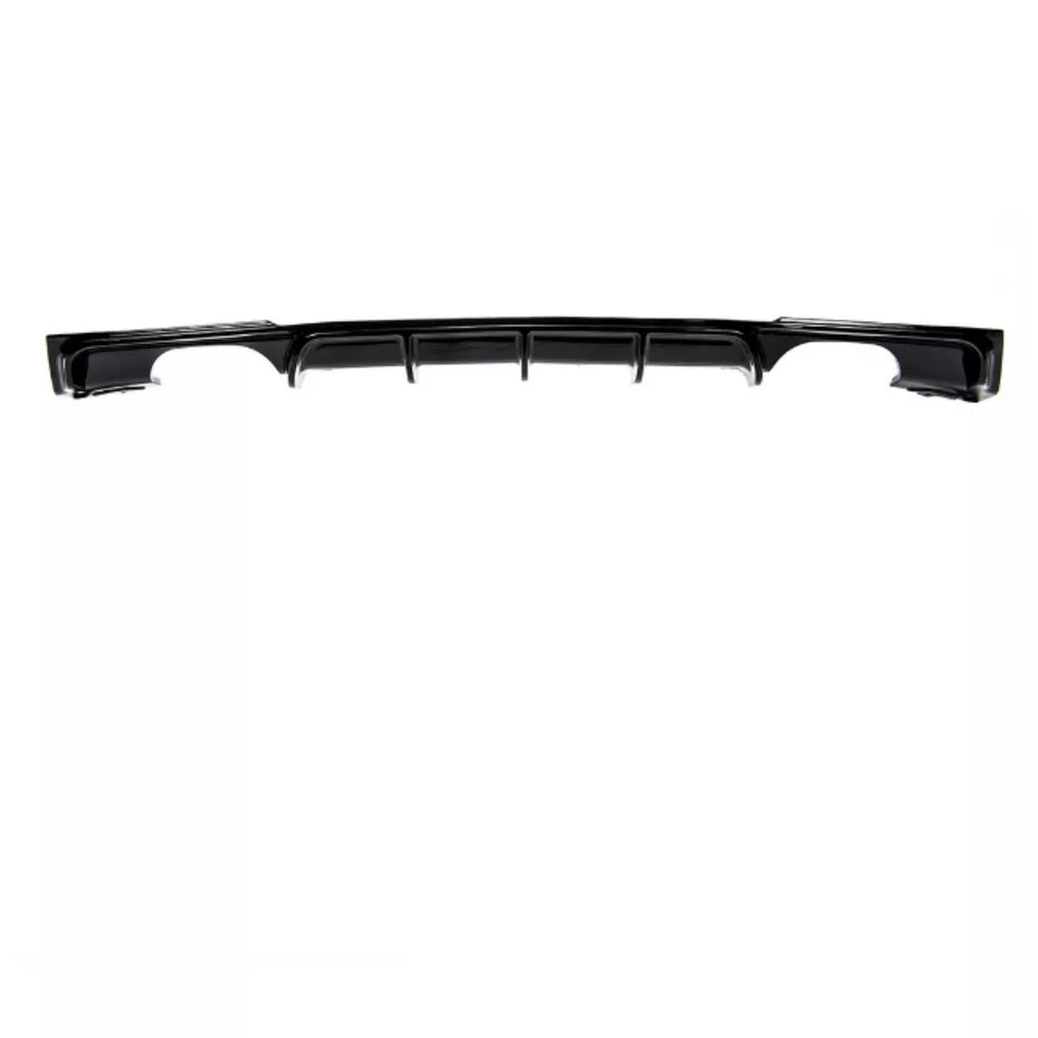 Diffusore posteriore Nero Lucido 4 tubi per BMW F30 F31 M Sport