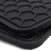 Tappetini auto in gomma neri set premium adatti per BMW Serie 5 G30 G31 dal 17