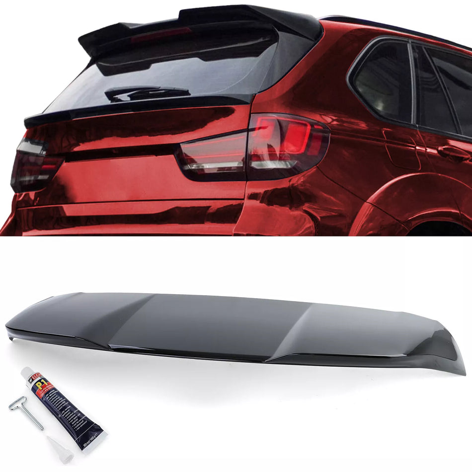 Spoiler posteriore tetto effetto prestazioni nero lucido per BMW X5 F15 13-18