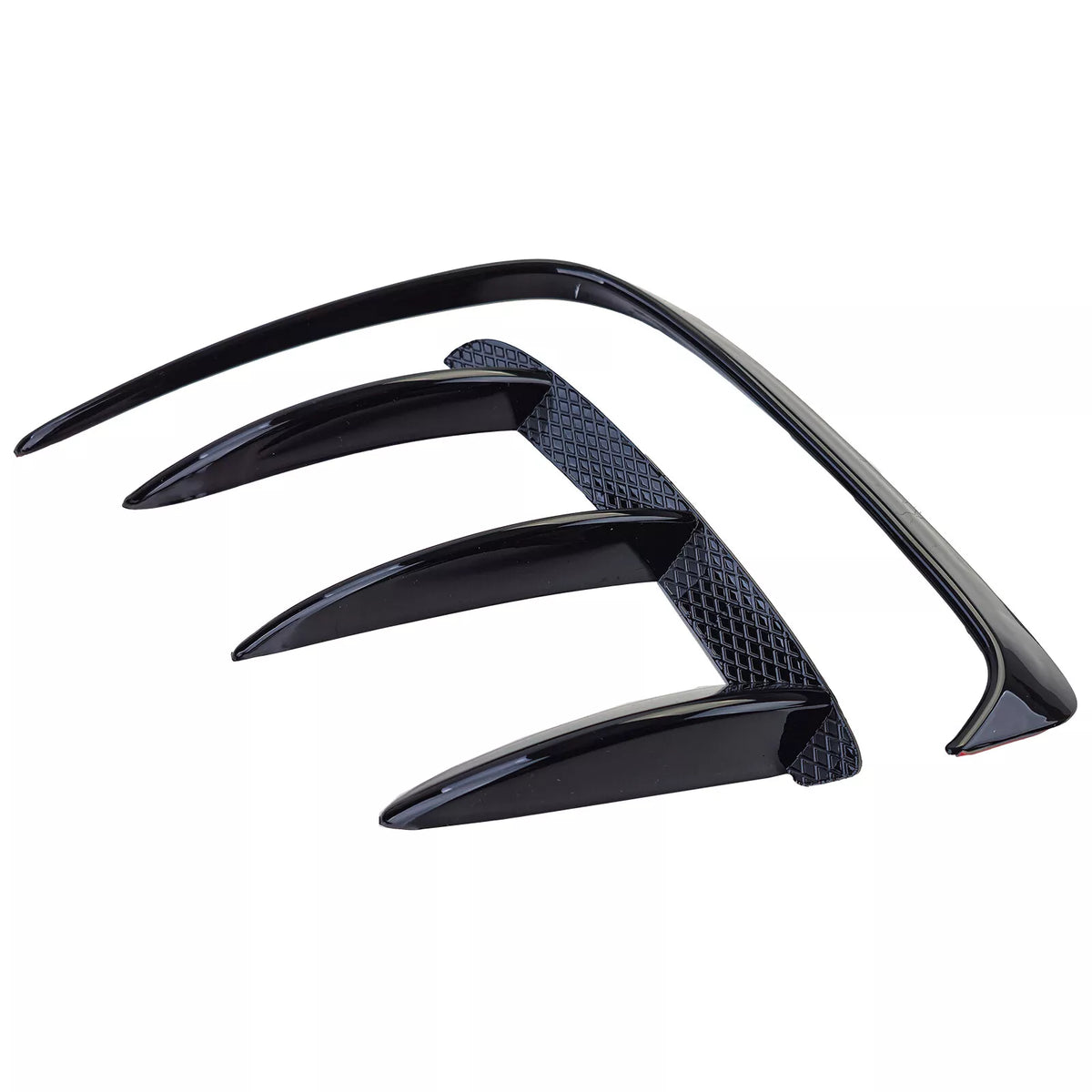 Kit ali spoiler flaps splitter paraurti posteriore per Mercedes A W176 13-18 – vista 4