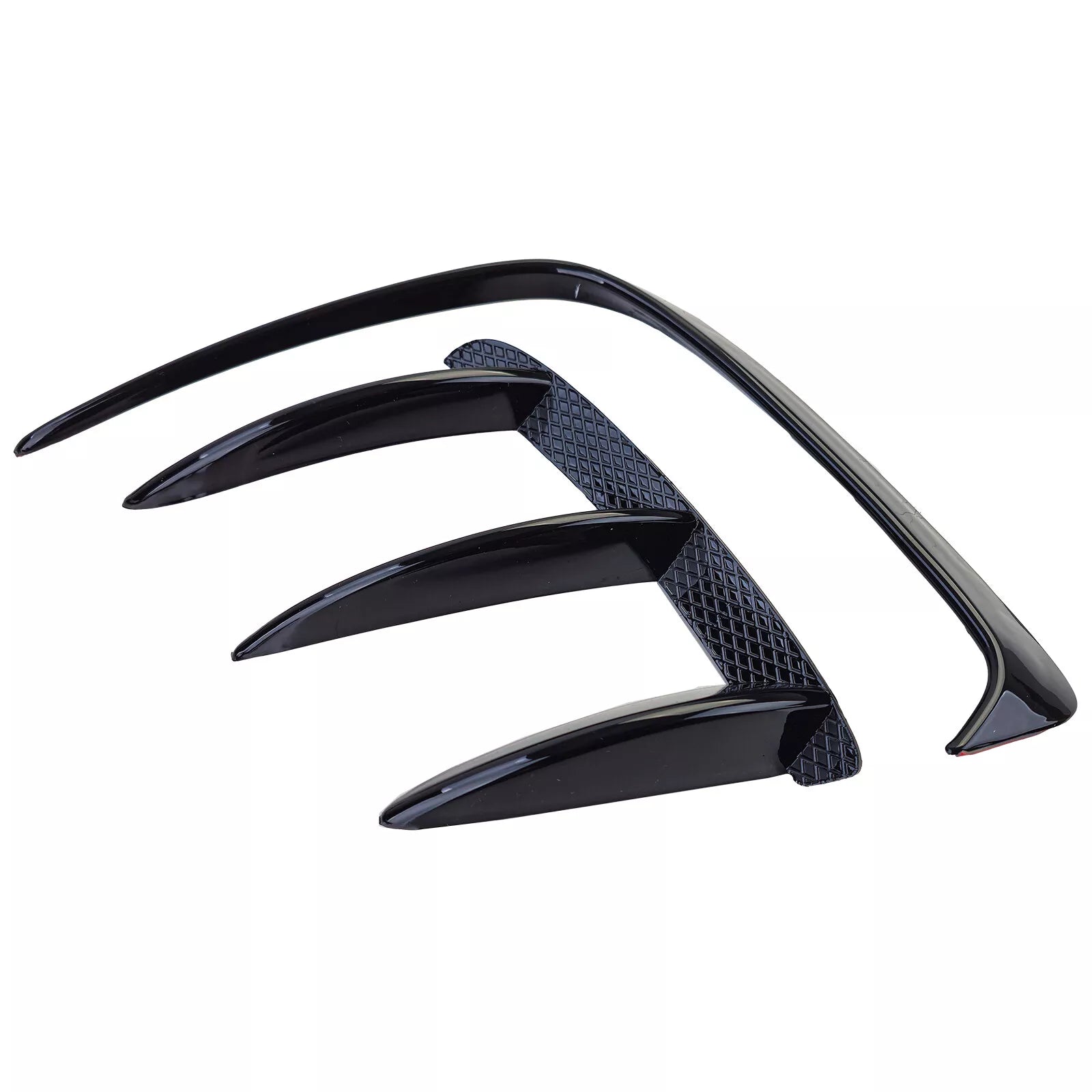 Kit ali spoiler flaps splitter paraurti posteriore per Mercedes A W176 13-18 – vista 4