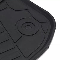 Tappetini auto in gomma neri premium set per Jeep Wrangler JL 4 porte dal 2018