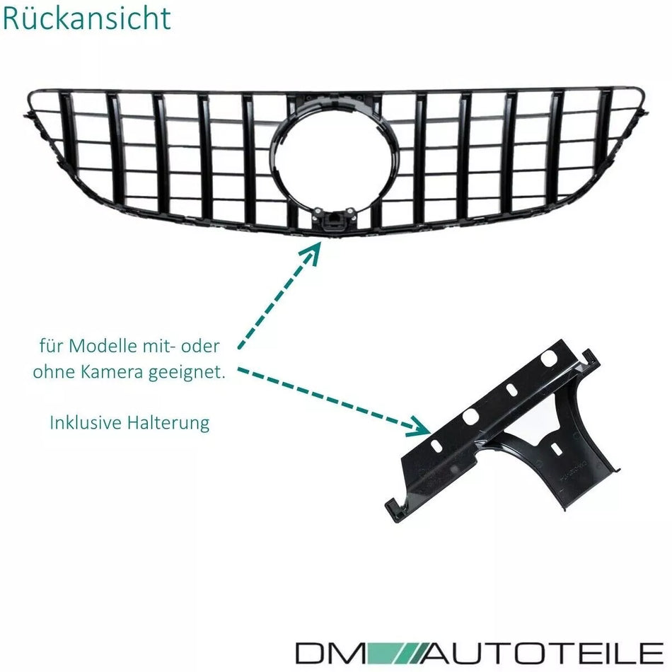 Griglia cromata per Mercedes E C207 A207 Mopf 13-Sport-Panamericana GT