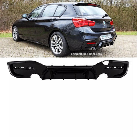 Competition diffusore Nero Lucido per BMW F20 F21 M135 M140 LCI 2015