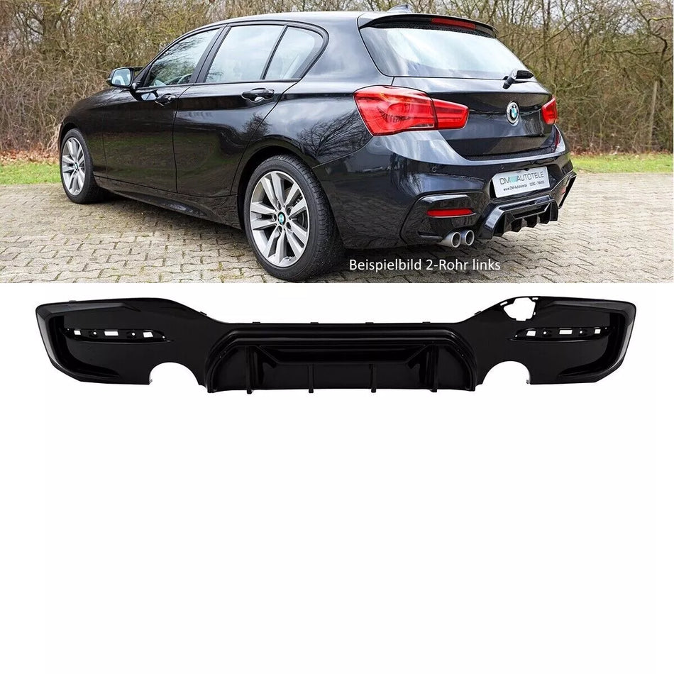 Competition diffusore Nero Lucido per BMW F20 F21 M135 M140 LCI 2015