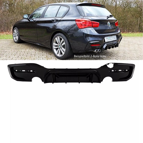 Competition diffusore Nero Lucido per BMW F20 F21 M135 M140 LCI 2015