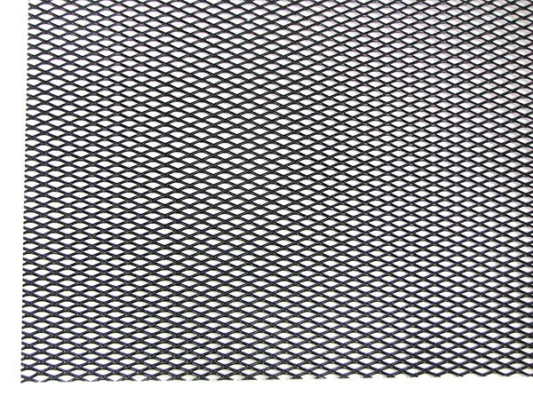 Griglia da corsa a nido d'ape in alluminio alluminio 150 x 30 cm nera media