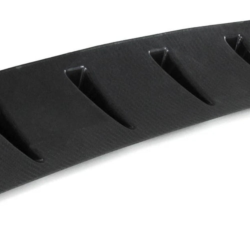 Diffusore universale, per paraurti posteriore + 7 alette effetto carbonio