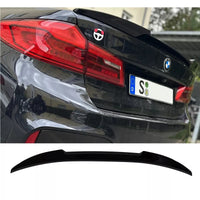 Spoiler Posteriore EVO Posteriore Nero Lucido + 3M per BMW Serie 5 G30