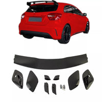 Spoiler Posteriore spoiler tetto Lucido Nero per Mercedes W176 5 porte A45 AMG