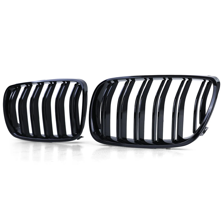 Griglia Sport doppia barra prestazioni lucida adatta per BMW X3 E83 06-11