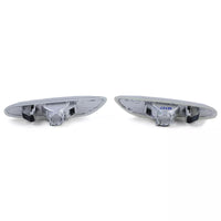 Coppia frecce laterali bianche BMW E90 E91 05-11 E92 E93 dal 06 Serie 1 E82 E88