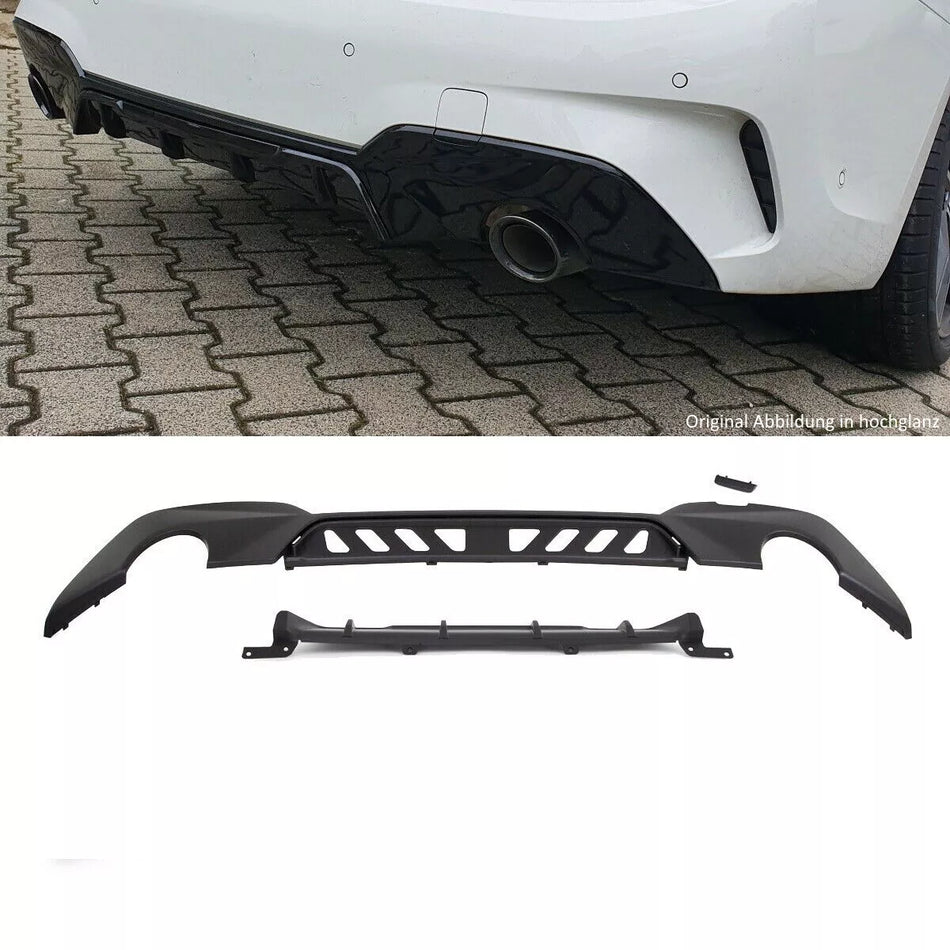 Diffusore posteriore Nero Opaco per BMW Serie 3 G20 G21 M