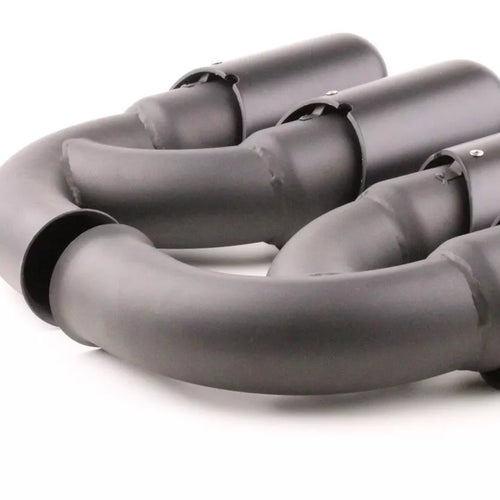 terminali Sportivi Acciaio Inox Nero, per Porsche Cayenne V8 GTS Turbo S 10-14