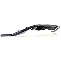 Diffusore posteriore doppio scarico singolo Nero per VW Golf 7 GTI 13-17