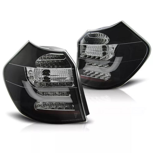Fanali posteriori LED Nero per BMW Serie 1 E87/E81 04-07