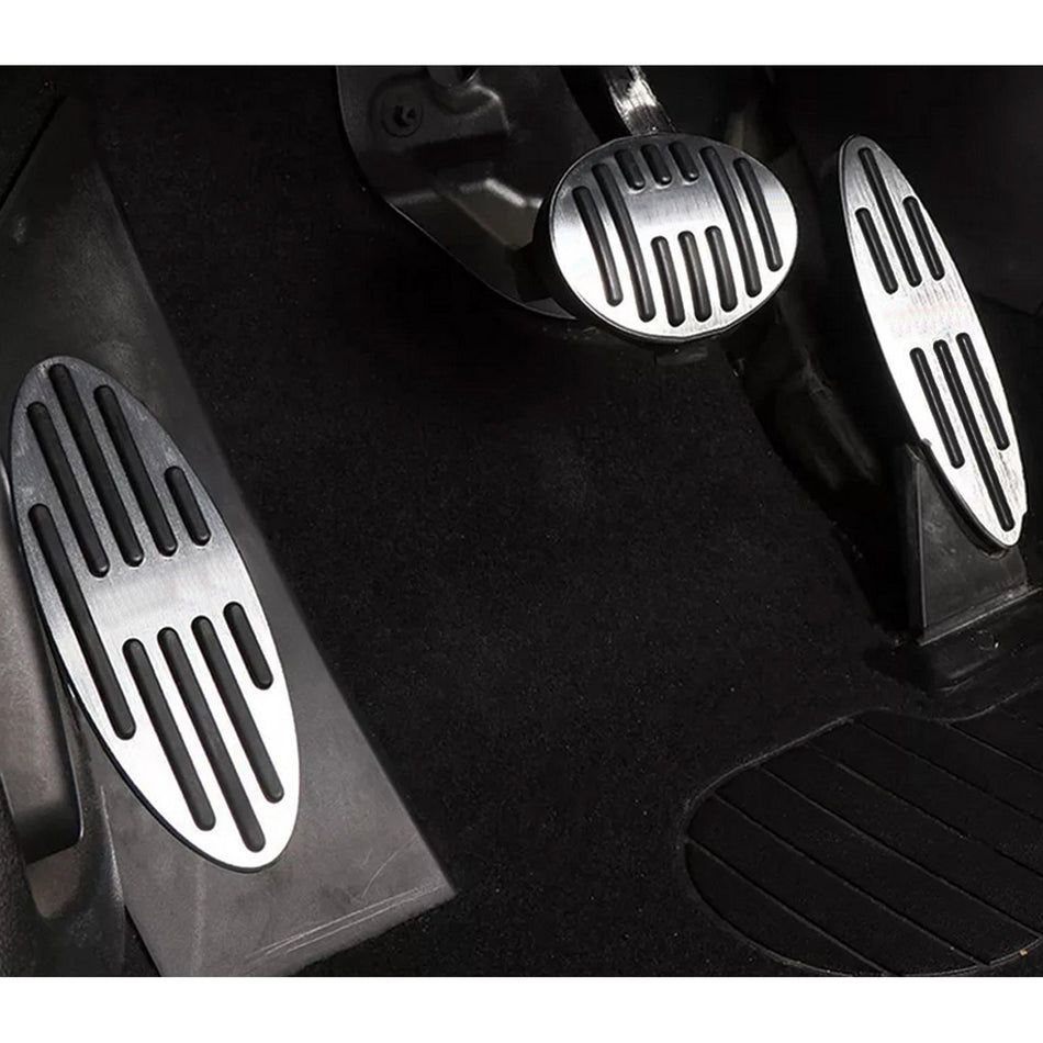 Set pedali in alluminio + poggiapiedi Mini One R55 R56 R57 R58 R59 R60 automatic