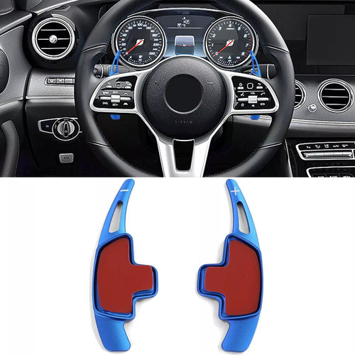 Palette Cambio Alluminio Blu per Mercedes GLE W166 C292 C167 GLS X166
