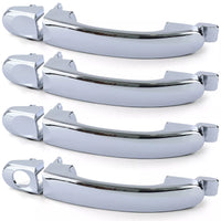 Set 4 maniglie porte esterne cromate da sostituire per VW Bus T5 03-09 Multivan