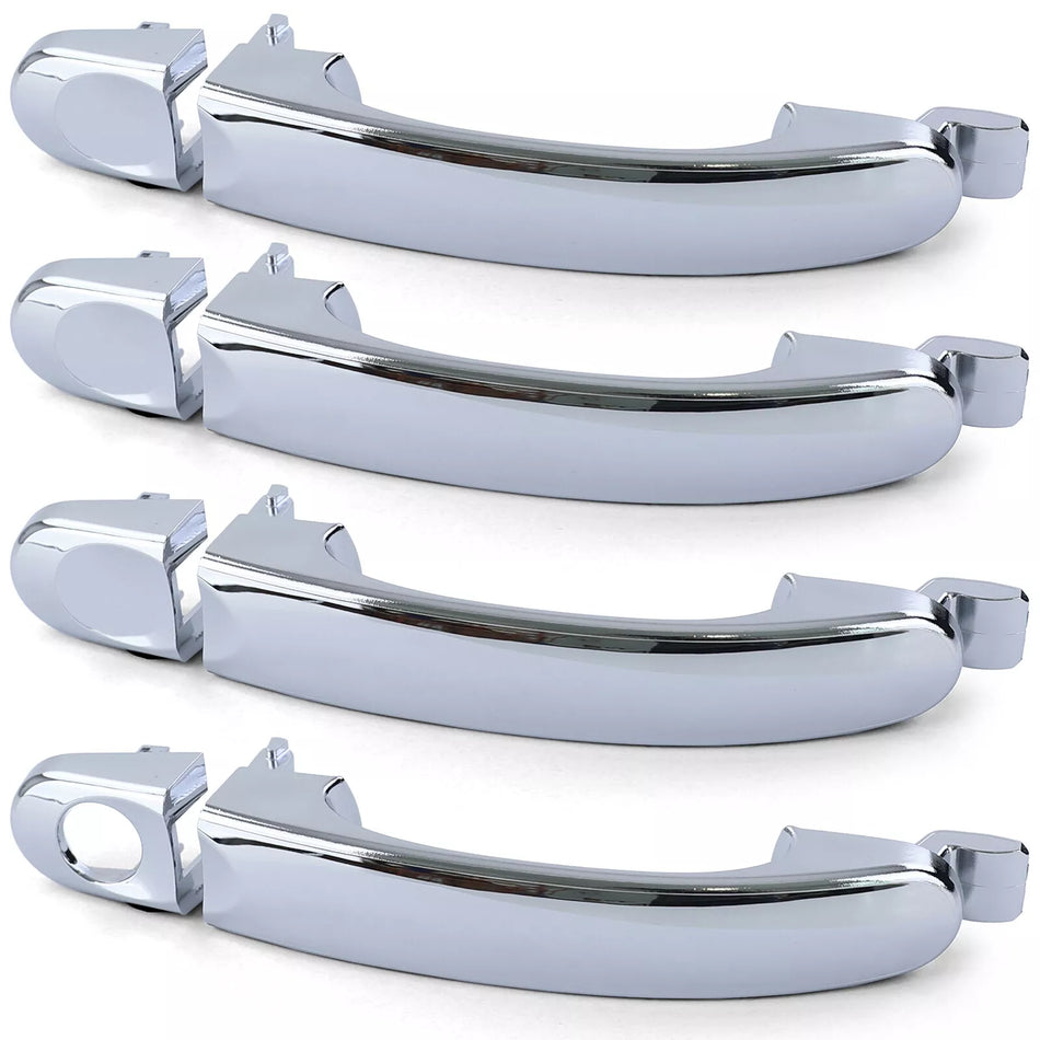 Set 4 maniglie porte esterne cromate da sostituire per VW Bus T5 03-09 Multivan