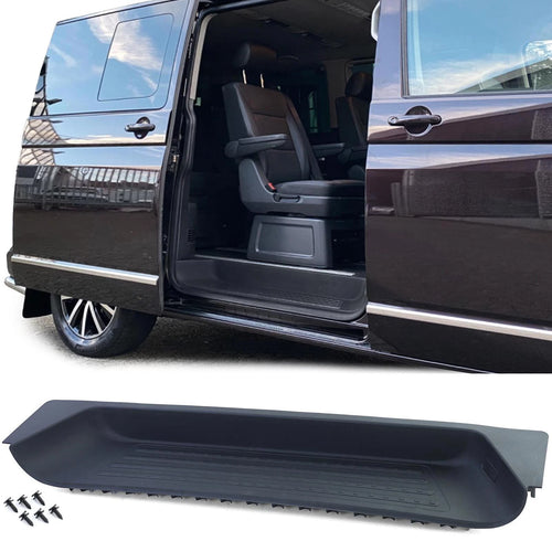 Copertura gradino guscio porta scorrevole nero per VW Bus T5 T6 dal 03