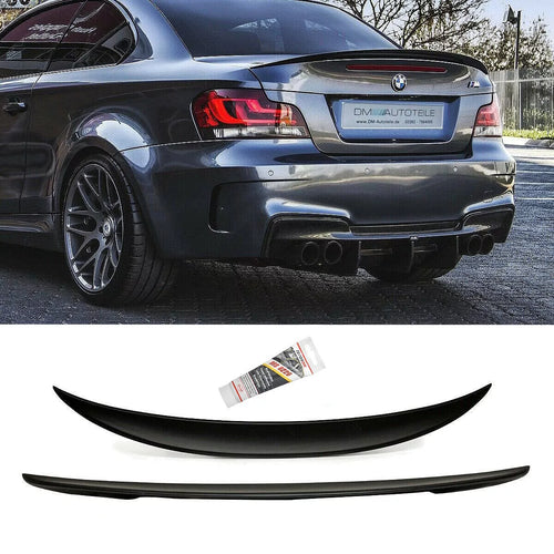 Spoiler Posteriore Nero Opaco per BMW Serie 1 E82 Coupe