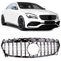 Griglia radiatore sportiva nera lucida,per Mercedes CLA C117 16-19