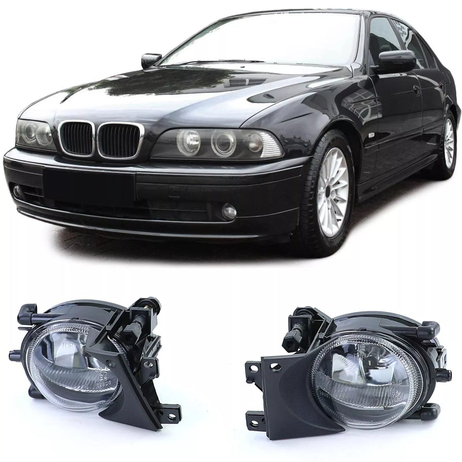 Coppia fendinebbia trasparente H8 per BMW Serie 5 E39 00-04