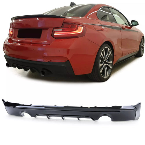 Diffusore posteriore Performance nero lucido per Serie 2 BMW F22 F23 228i M235i