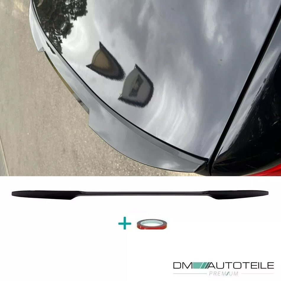 Spoiler Posteriore EVO Posteriore Nero Lucido + 3M per BMW Serie 5 G30