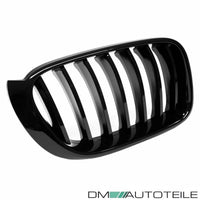 2x Griglia nera lucida per BMW X3 F25 X4 F26 2014>