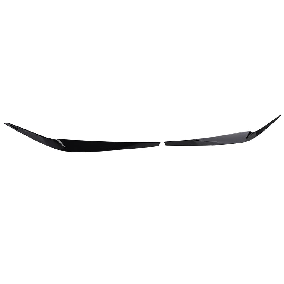 Mascherine fari malocchio nero lucido adatte, per BMW Serie 5 G30 G31 dal 17