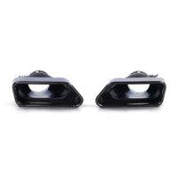 terminali V8 550 ottica nero adatti, per BMW Serie 5 F10 F11 535i 535d