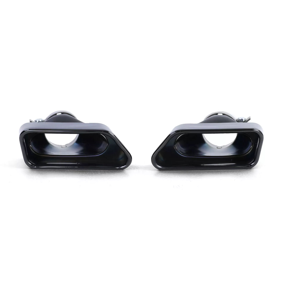 terminali V8 550 ottica nero adatti, per BMW Serie 5 F10 F11 535i 535d