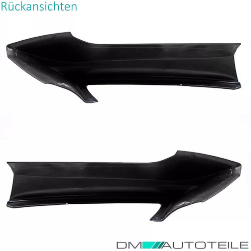 Flaps SET spoiler angoli lama Nero Opaco per BMW F10 F11 M Sport