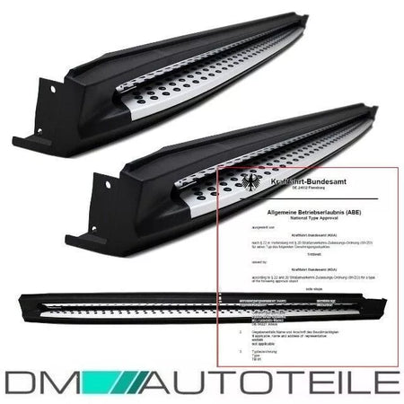 Set pedane Hyundai Tucson TLE Soglia Alluminio +Kit di Montaggio 2015-2020 – vista 3