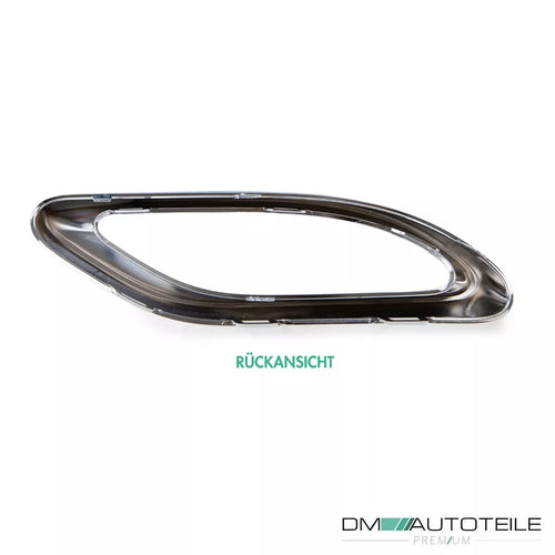 SET MASCHERINE SCARICO SportIVE CROMATE per Mercedes Classe A W177 AMG-Line