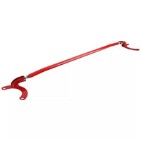 Barra alluminio rossa anteriore 3 pz regolabile per Peugeot 206 + CC SW 98-08